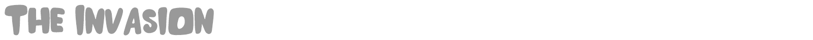 The Invasion font preview
